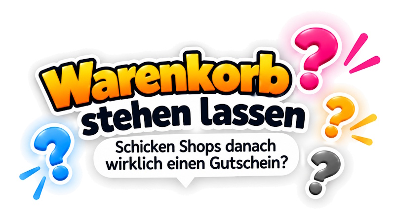 Warenkorb stehen lassen